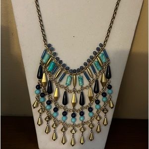 Stella and Dot Malta Bib Statement Necklace